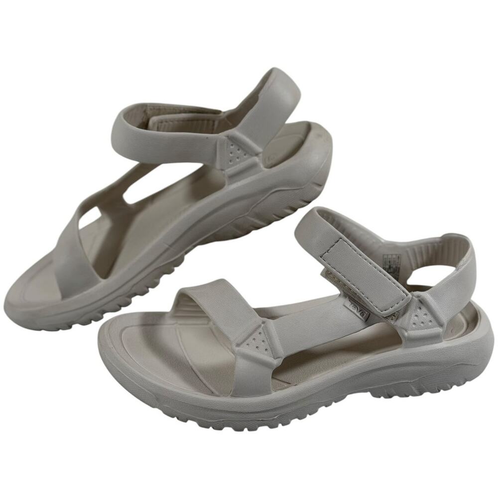 Teva Hurricane Drift Sandals, Women’s 7, Off White, Molded, Lightweight, Casual